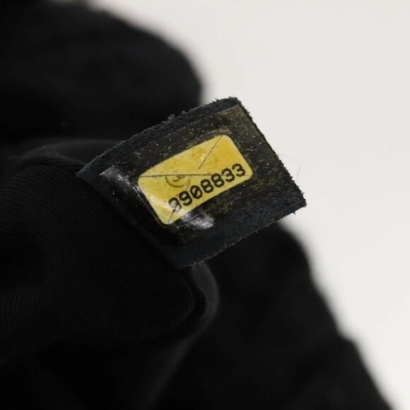 CHANEL Hand Bag Tweed Black Silver CC Auth - Picture 12 of 15